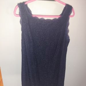 Womens navy blue dress
